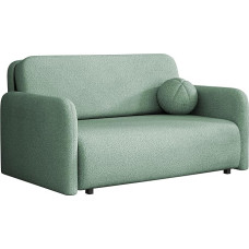 Mirjan24 Viva Sun III magamisfunktsiooniga diivan, kolmekohaline diivanvoodi voodikastiga, polsterdatud diivan, diivanvoodi / diivan, diivanikomplekt (Coral 55)