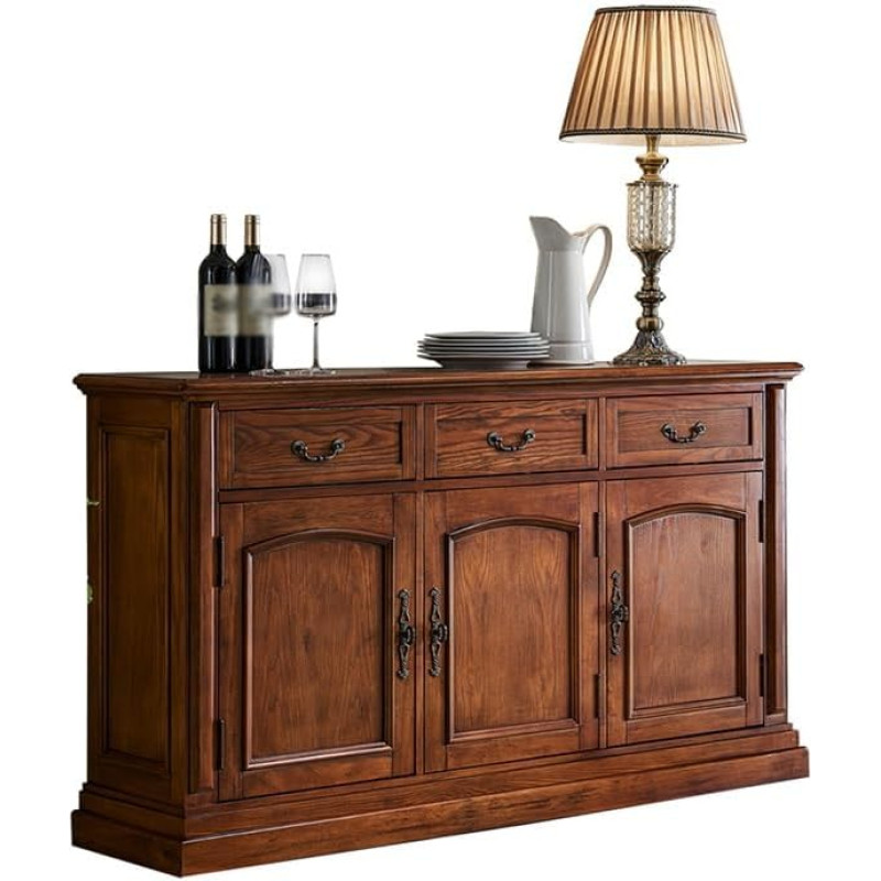 Konsoollaud 135 cm Täispuidust majapidamise laud sissepääsulaud koos sahtlitega hoiuga kööki, elutuppa, magamistuppa, esikusse, koridori jne.