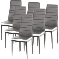 Metalljalgadega söögitool söögitoolid köögitoolid 6-st halli toolist 40×39×98cm