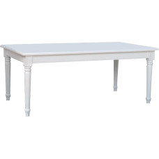 Moebelnet Amaretta söögilaud 100 x 180/230 koos 1 lisaplaadiga Antiikvalge