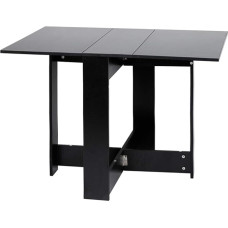 Faltbarer Küchentisch, ausziehbarer Esstisch mit Tropfenblättern, Eichen-Finish, platzsparendes Design, 2 Personen Kapazität, Melamin-Spanplatte, kompakt und vielseitig