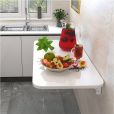 Moderner Klapptisch zur Wandmontage, CE-Schreibtisch, Holzküche, mit 1 klick zusammenklappbar (120 x 50 cm)