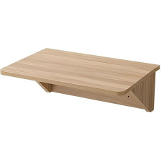 Moderner Klapptisch zur Wandmontage, funktionaler Hängeschreibtisch, mit einem klick zusammenklappbar, für Esszimmer, Zimmer, Waschküche, Arbeitszimmer, Küche (Holzfarbe, 40 x 120