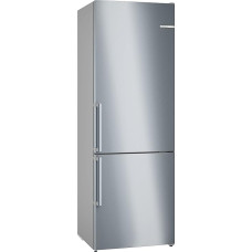 Bosch Series 4 Fridge Freezer, KGN49VICT, Longer Freshness with VitaFresh, NoFrost, Even Illumination with LED Lighting, XXL, 203 x 70 cm, 313 L Cooling + 127 L Freezer