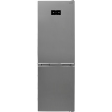 SHARP SJ-BA09RHXLC-EU Fridge Freezer C, NoFrost, Fridge Capacity: 207 L, Freezer: 88 L, Electronic Control, 1 Vegetable & Fruit Drawer, 2 Freezer Drawers, Stainless Steel Look