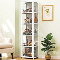 Moubhjd vitriinkapp, multifunktsionaalne tolmukindel klaasist vitriinkapp, seisev klaasist vitriinkapp, topeltukseline disain, suletud ja tolmukindel, vitriinkapp kontoritesse, magamistubadesse, elutuppa,