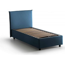 Talamo Italia - Bruna üheinimesevoodi, 100% Made in Italy, eesmine avaus sobib madratsile 80 x 190 cm, sinine