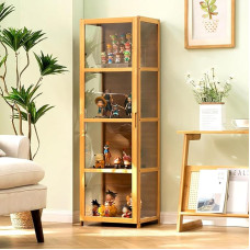 Dtyubfg Collectibles Display Case, puidust vitriinkapp, akrüül vitriinkapp, akrüül kollektsiooni vitriinkapp, multifunktsionaalne tolmukindel akrüül vitriinkapp, selge vitriinkapp elutuppa ja