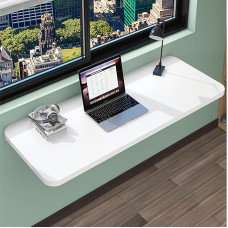 MHUQIA kokkupandav seinalaua, kokkupandav laud, köök, ruumi säästev, kokkupandav ujuv laud õppetööks, Drop Leaf lauad väikestele kontoritele (C 52 x 25 cm)