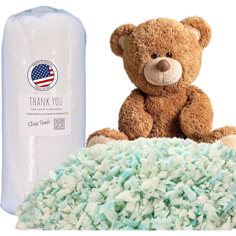 Tükeldatud mäluvaht (40 naela), valmistatud USAs, Bean Bag Refill, Diivanitäitematerjal, tool ja padjapõhi, padjapõhi, padjapõhi, padjapõhi,