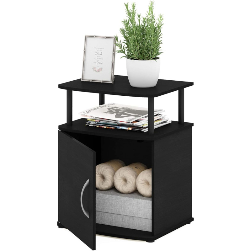 Furinno JAYA Utility Design küljelaud, must