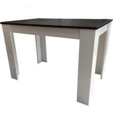 Möbel SD söögilaud Must Valge 110 x 70 cm