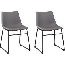 Signature Design by Ashley Centiar Urban Industrial kunstnahast söögitooli, 2 tk, hall