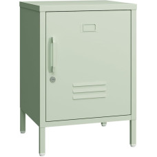 Metallist öökapp Modernne küljelaud Terasest öökapis hoiukapp koos riiulitega Lihtne kokkupanek elutuppa magamistuppa (15.7