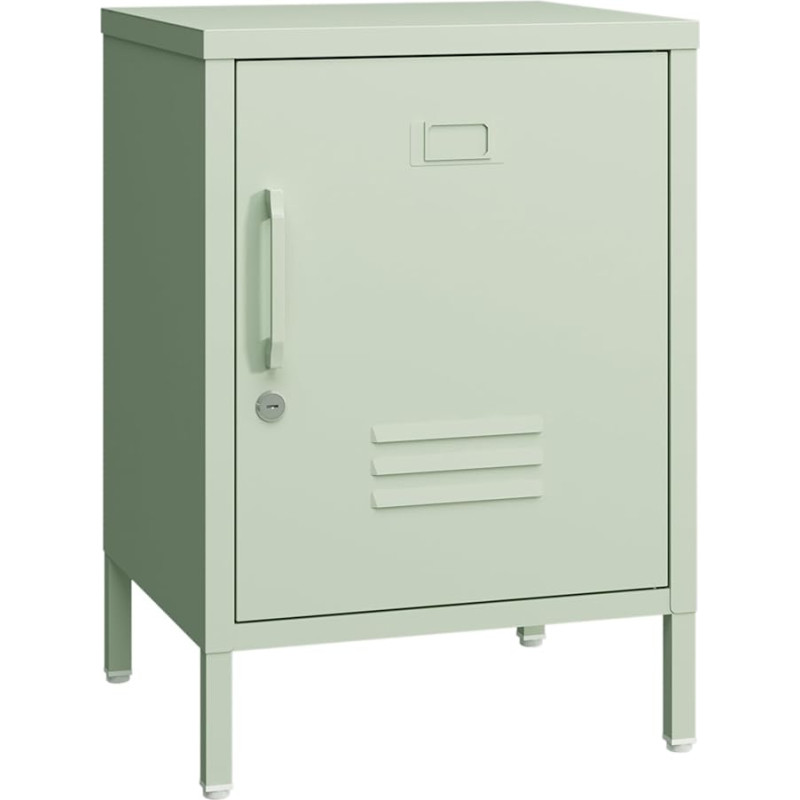 Metallist öökapp Modernne küljelaud Terasest öökapis hoiukapp koos riiulitega Lihtne kokkupanek elutuppa magamistuppa (15.7