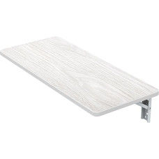Moderner Klapptisch zur Wandmontage, DIY-Klappschreibtisch, Wandregal, für das Arbeitszimmer, zum Aufstellen auf engstem Raum (valge, 120 x 40 cm)