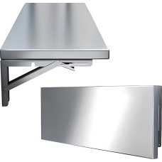 201 Edelstahl, Moderner Wandklapptisch, Klapptisch, Küchentisch, Für Küche, Waschküche, Restaurant (90 * 30 cm)