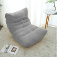 ArtsPavilion Lounge Chair Lazy Boden Diivan Akzent Sitzsack Couch Für Wohnzimmer Eckstuhl Schlafzimmer Salon Büro Lazy Sofa Stühle Frenchgrey