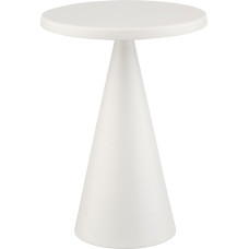 APS Cone 17110 laualamp akutuli koos laadimisjaama USB-laadimiskaabli ja kaugjuhtimispuldiga Kõrgus 18 cm Valge