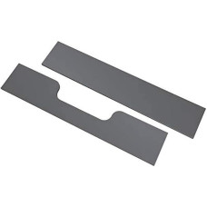 trendteam smart living - Mats - Junior Bed Sides - Grey Matt - Conversion Sides Set of 2 for Cot Bed - (W x H x D) 140 x 27 x 2 cm - Modern Scandinavian Style