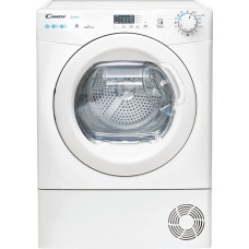 CANDY - Tumble Dryer with Heat Pump - Load Capacity 8 kg - Energy Efficiency Class E - NFC Connection, Delay Start, Water Container Easy Case - White - 85 x 59.6 x 58.5 cm - Model CSE H8A1LE-S