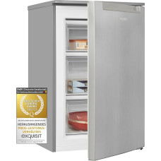 Exquisit Freezer GS81-040C inoxlook | Freezer Small 87 L Net Capacity | 4 Stars Freezer | Freezer Small