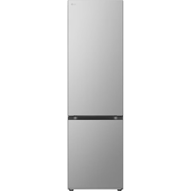 LG GBV5240APY Class A Fridge Freezer, 387L, No Frost, Bottle Rack, DoorCooling+, LINEARCooling, 59.5 x 203 x 67.5 cm - Silver [Energy Class A]