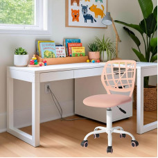 FurnitureR Kids Chair reguleeritava kõrgusega töölaua tool Ergonoomiline värviline noorte tool seljatoega ja käetoega 5 ratastega pöörlev tool lastele 3-10 aastat 100kg kandevõime