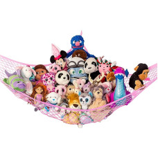 Lilly's Love Teddy Hammock - Mänguasjade hoidmine pehmetele loomadele - (roosa)