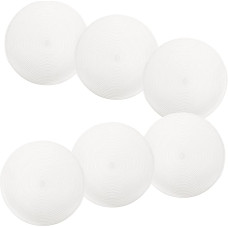 TOYANDONA 6 Stück Abwaschbare PP Platzdeckchen mit Hitzebeständiger Isolierung rutschfeste Gewebte Tischsets für Esszimmer Restaurants Partys und Familientreffen Schmutzabweisend und