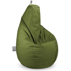 Happers Bean Bag XXL mudel Pear valmistatud matt Naylim Green Outdoor ja Indoor