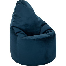 Loft 25 Capriccio Velvet Bean Bag Chair, Premium Velvet Bean Bag siseruumides kasutamiseks kodus ja elutoas, Ergonoomiline disain keha toetamiseks (Bean Bag, Pacific)
