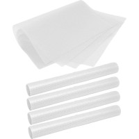 Mikinona 8 tk suurusele lõigatud pakend, läbipaistvad sahtlimatid, valmistatud vastupidavast ja mittelibisevast sisseehitatud matid külmkapi, köögikappide ja söögilaua jaoks, mitmekülgne ja täiuslik sobivus