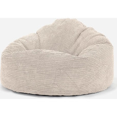 Lounge Pug, Mini Mammut Bean Bag tool Pom-Pom Cream