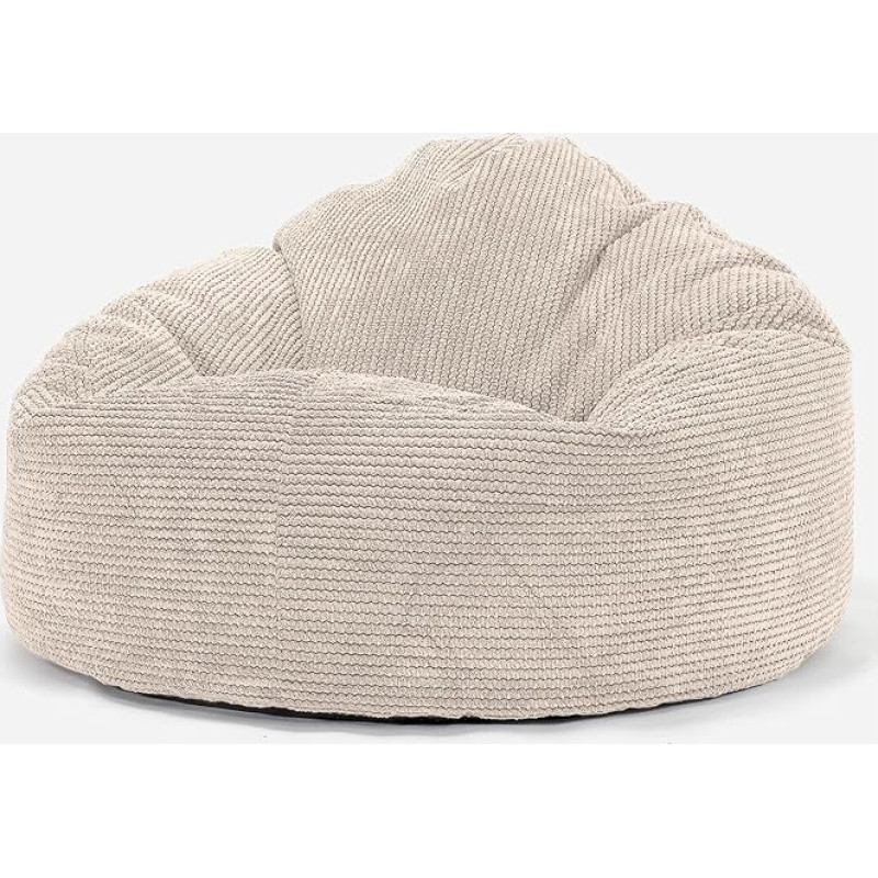 Lounge Pug, Mini Mammut Bean Bag tool Pom-Pom Cream