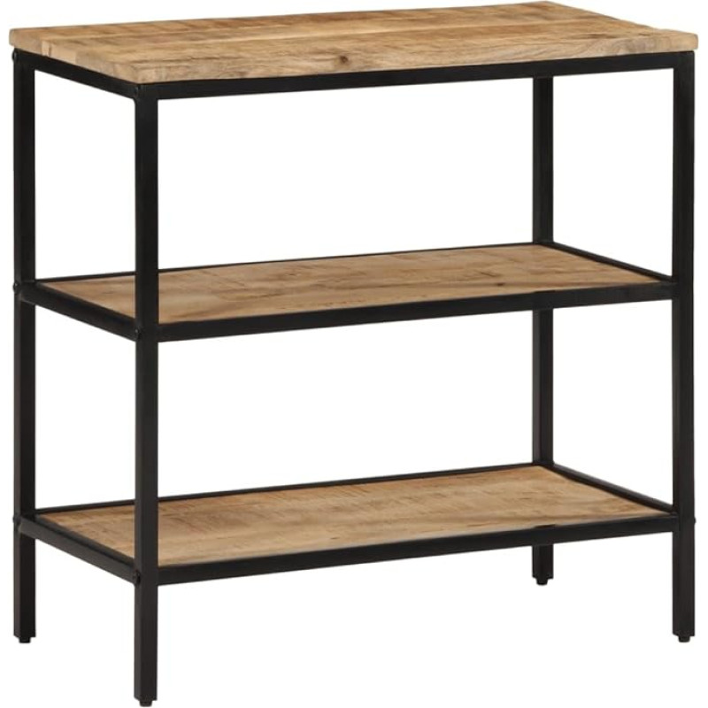 Tidyard Mango2 konsoollaud, küljelaud, diivanilaud, esikusse, esikusse, elutuppa, magamistuppa ja kontorisse, 70 x 35 x 70 cm, töötlemata täispuidust.