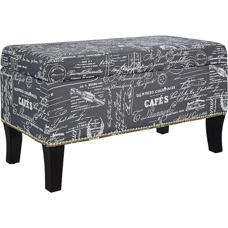 Linon Stephanie Script linasest voodipesu, hall