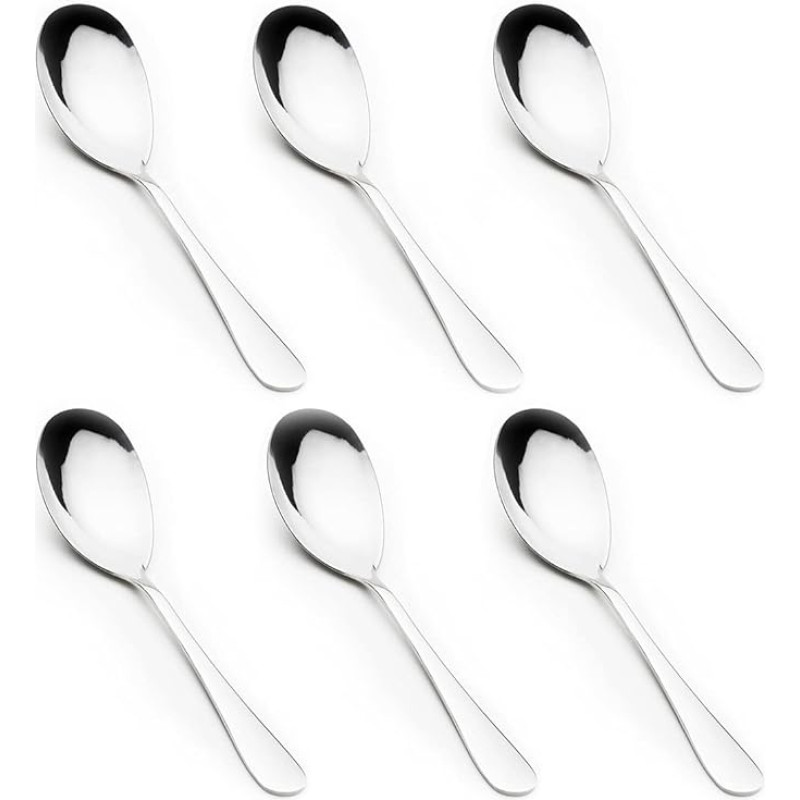 (6-tolline komplekt) 10-tolline roostevabast terasest serveerimislusikate komplekt, Thunder Group