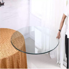 SAGIDAR läbipaistev turvaklaas, lauaklaasist söögilaud, klaasplaat, lauaplaat, karastatud klaas, 35 cm, 50 cm, 60 cm, 85 cm, 100 cm, lauaplaat ilmastikukindel ümmargune