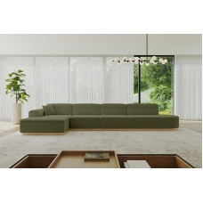 ALTDECOR IREA-L3-v2-Nurk diivan L-kujul 403 x 165 x 81 cm roheline