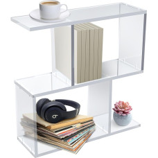 Arteriors akrüül kohvilaud elutuppa - läbipaistev mööbli küljelaud