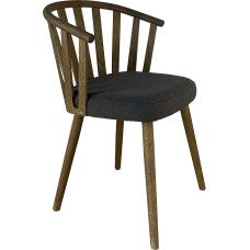 treesure Kvaliteetne täispuidust tammetool elegantse riidest polsterdusega - täiuslik köögi söögitooli disaineriteos stiilse köögi jaoks Elegantne kvaliteet teie koju