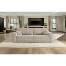 Kaiser Möbel - Parim diivan magamisfunktsiooniga - Diivanvoodi, moodne disain diivan - Diivan elutuppa - Kangas Poso - Värv tumepiimane - 98 x 246 x 83 cm.