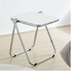 Klappbarer Nachttisch, Beistelltisch/Nachttisch aus Acryl, moderner rechteckiger Klapp-Beistelltisch, minimalistische kleine Klapptische für Schlafzimmer, Wohnzimmer, Büro, kleine