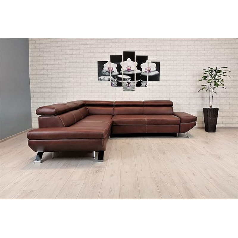 Itaalia ehtsast nahast nurgadiivan 