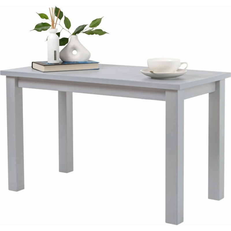 Kohvilaud puidust 75 x 38 cm elutoa laud kohvilaud diivanilaud väike kohvilaud kaasaegne ristkülikukujuline puidust laud hall