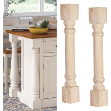 2 koonusekujulise kapi kolonni komplekt Kummist asendusjalad suurele söögilauale ja köögilauale 31,5