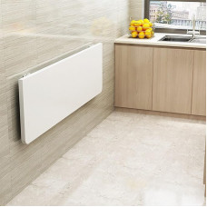 Kokkupandav laud seinale paigaldatav ujuv koos kaanega arvutilaua köök väike maja multifunktsionaalne söögituba kokkupandav (80 x 50 x 1,6 cm, valge)