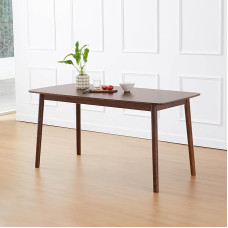 Livinia Aslan Malaisia tammepuust ristkülikukujuline täispuidust söögilaud 150cm Pähklipuu