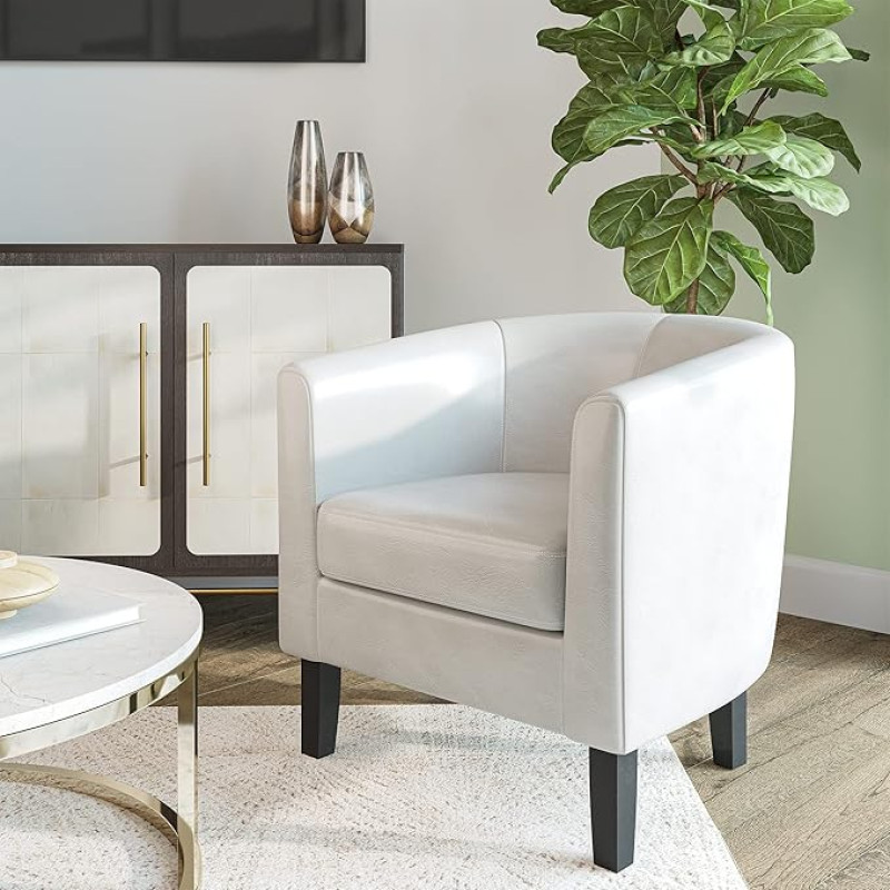 Belleze klubitool kunstnahast valge pruun must valge